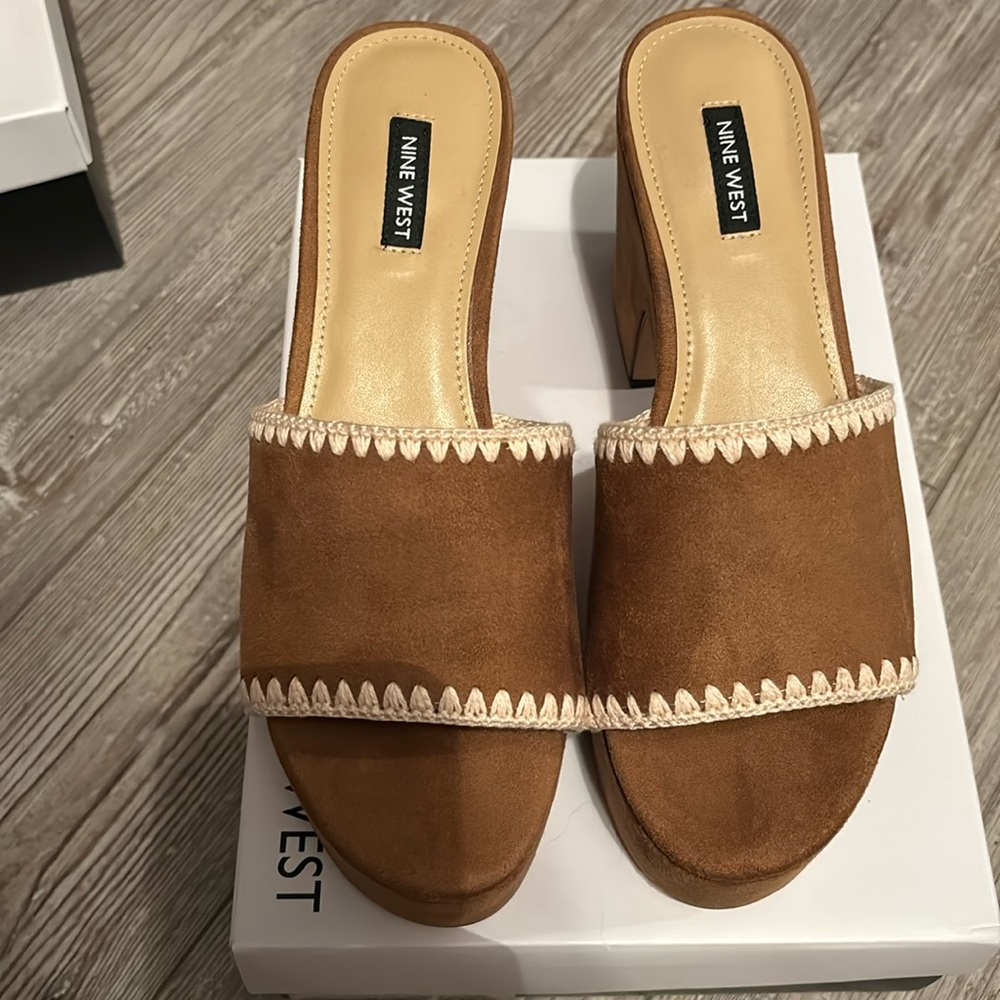 Nine West yickie2 medium brown size 9.5